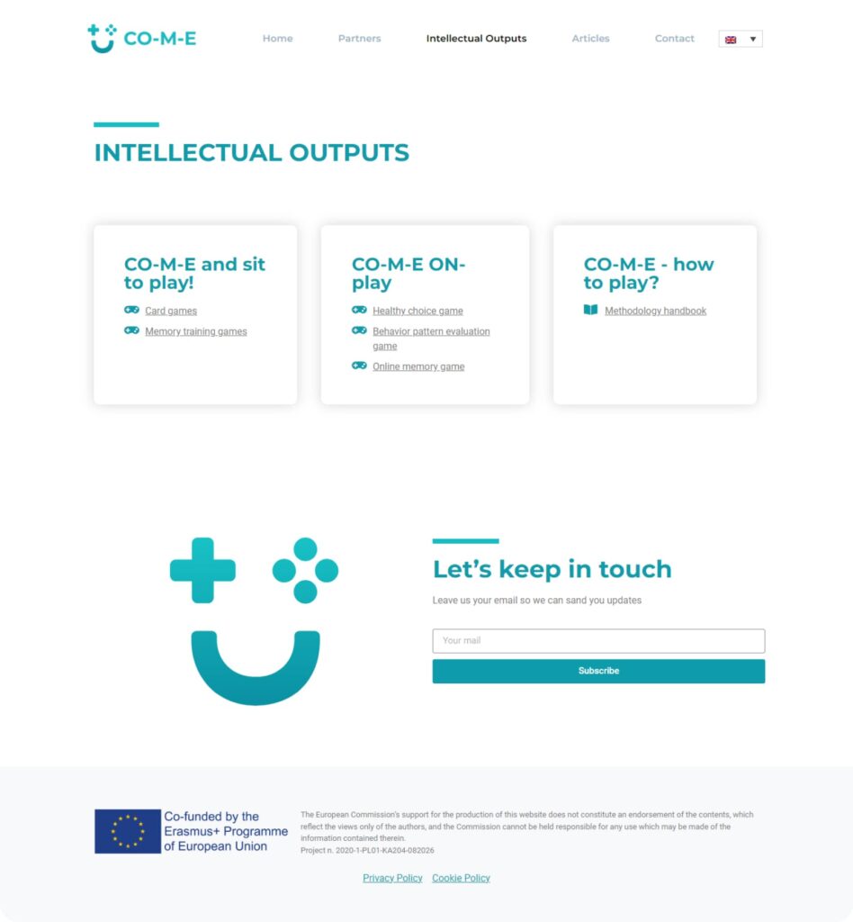 CO-M-E | Web App HT Apps