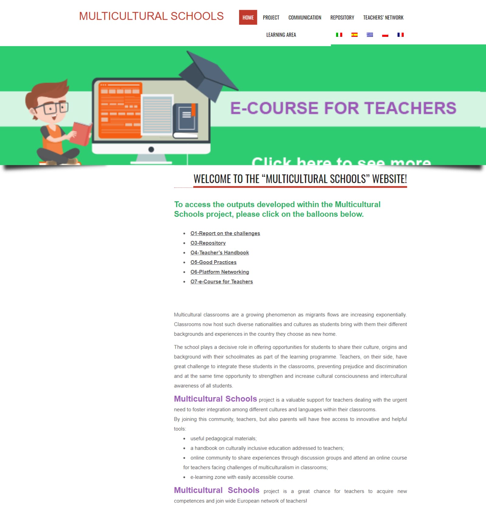 Multicultural Schools | Web App HT Apps